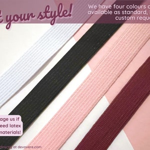 Brigid Modular Body Harness Bundle // Elastic Adjustable Detachable Black Pink White or Red Lingerie Suspenders image 4