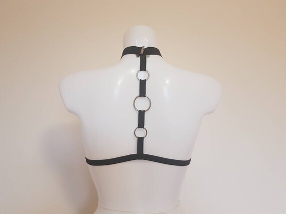 Arwen Chest Body Harness // O Ring Cage Bra Collar Lingerie  display picture 2