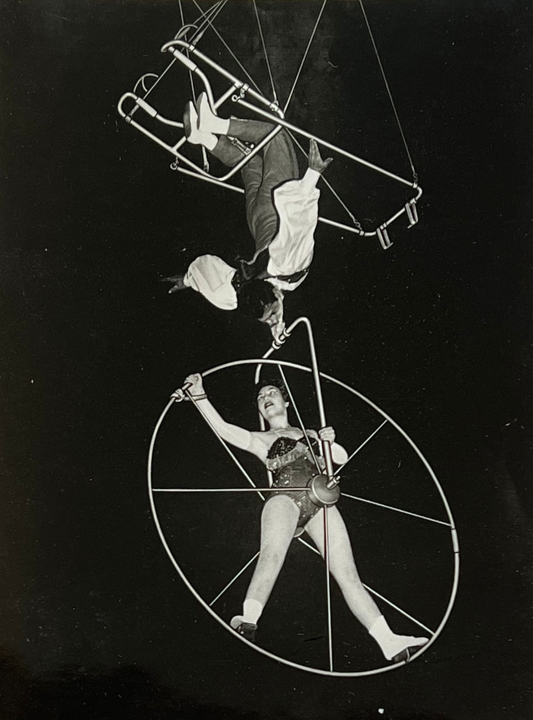 Vintage Original Photo 'circus Aerialist Performers' Photograph 85-4 GA ...