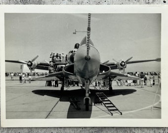 Vintage Original Photo Skylancer Plane U. S. Military Oakland Air Show 1950s Photograph #23-28