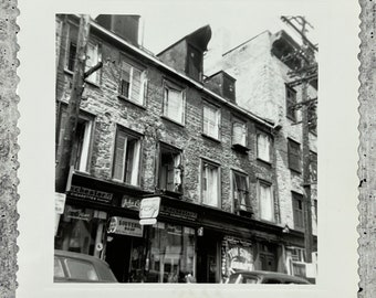 Original Vintage Photograph - Souvenirs & Laundry - Main Street Brick Building #68-7