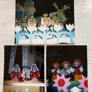 Vintage Original Photos Small World Characters 1980s Photograph Disneyland Anaheim CA 70-11 image 1