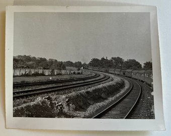 ヴィンテージ オリジナル写真 - 鉄道線路 - 第二次世界大戦のイギリス - 写真 #23-106