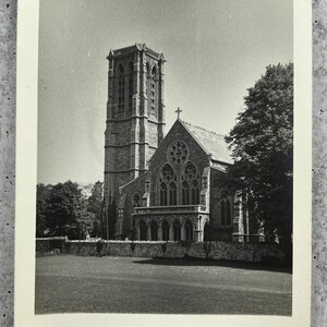 Vintage Original Foto - Alte Kirche - England Architektur 1940er Jahre Fotografie #23-121