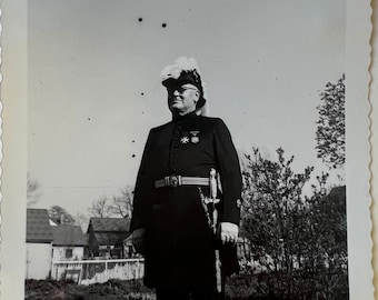 Vintage Original Photo 'Military Man'  Dress Uniform 1950's Photograph #37-118