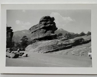 Vintage Photo 'Balance Rock' Garden of the Gods Colorado Springs CO  Photograph #6-31