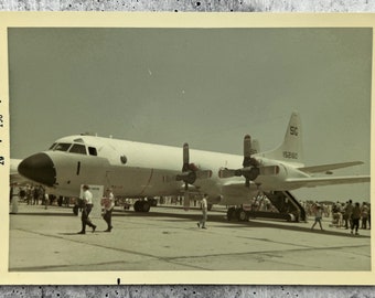 Vintage Original Photo 'Propeller Plane' California Air Show 1967 Photograph #23-65
