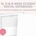 Student Lecture Note Taking Printable A4, A5, and Letter Lined, Dot ...
