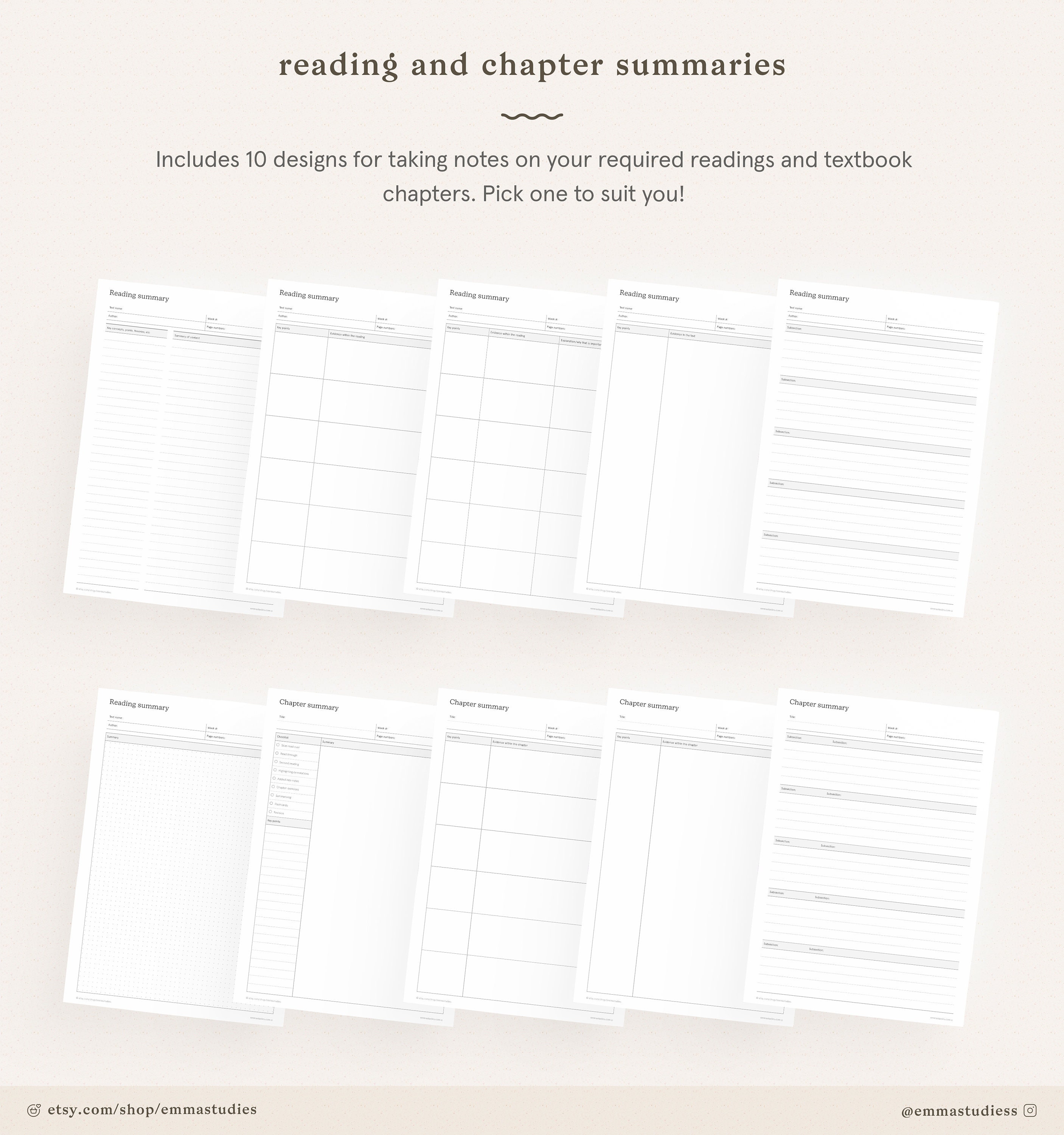 Reading Journal Log Book and Novel Diary Student - Etsy