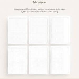 Student Note Taking Template Printable Pack A4, A5 and Letter Cornell, Lecture, Dot, Grid, Lined College Print Paper Instant Download 画像 5