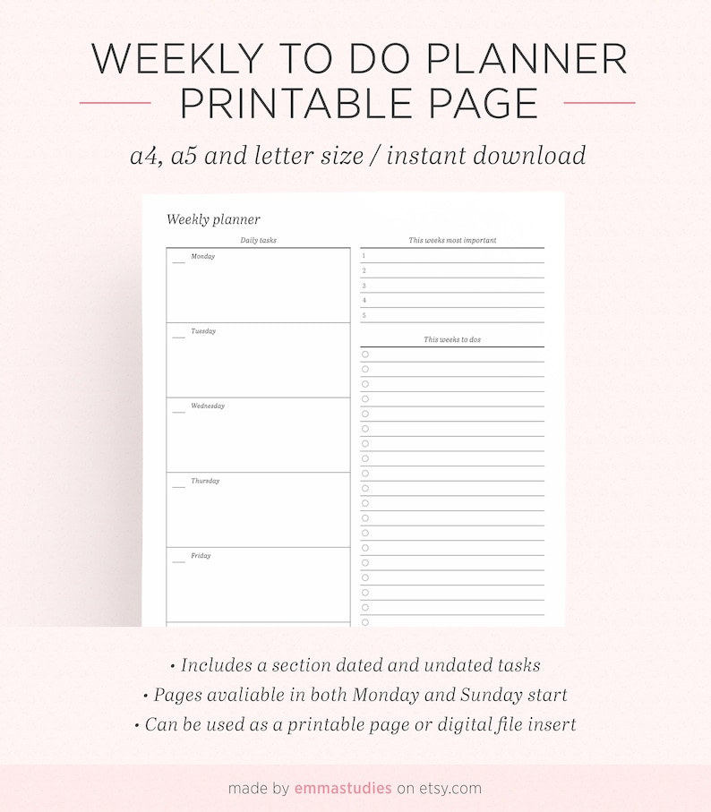 weekly task planner app weekly task planner app