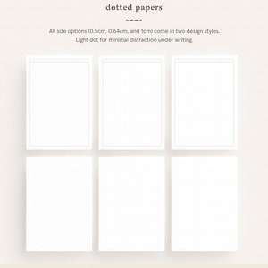 Student Note Taking Template Printable Pack A4, A5 and Letter Cornell, Lecture, Dot, Grid, Lined College Print Paper Instant Download 画像 6