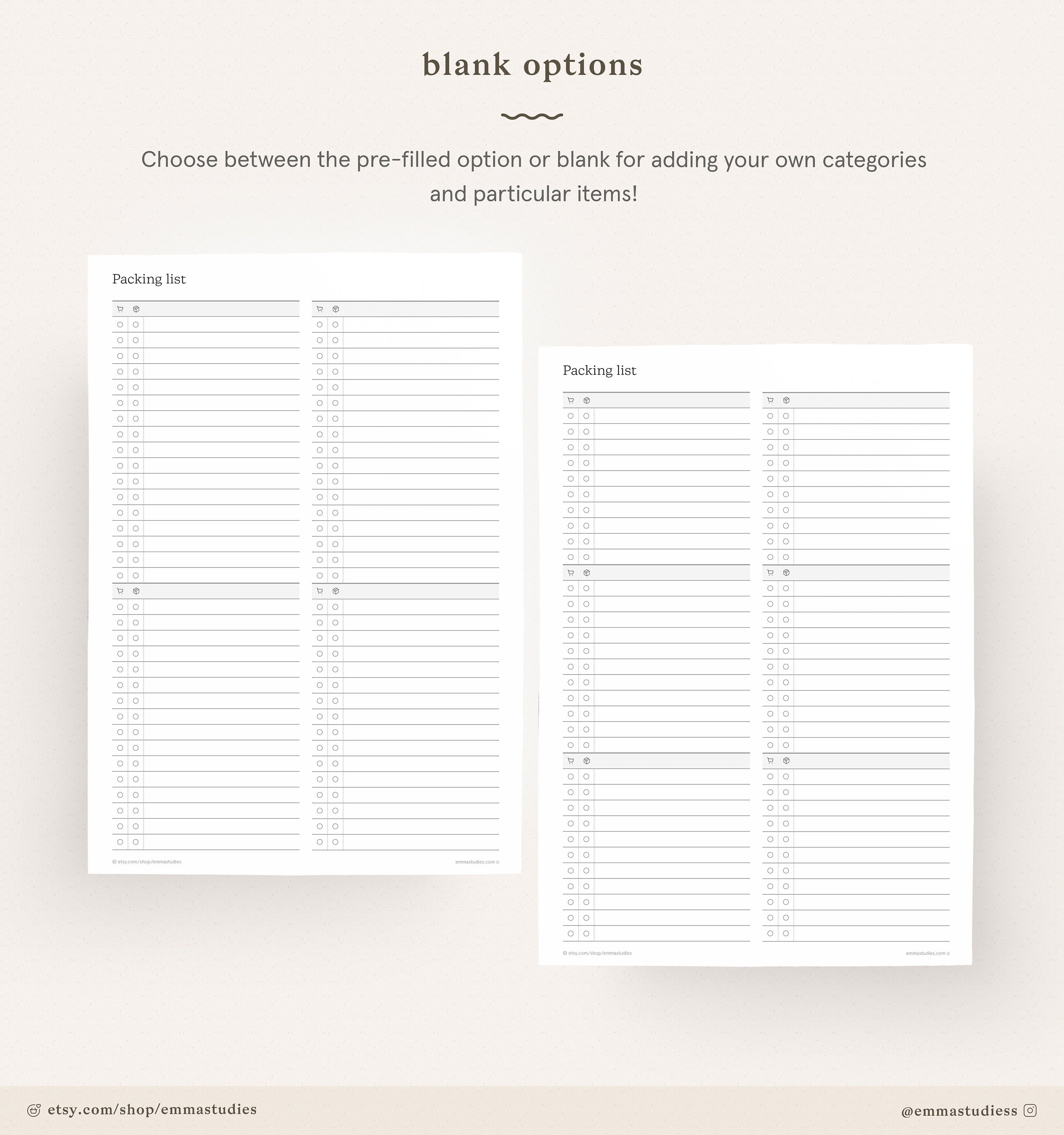 College Student Packing List Printable | Semester Dorm Housing ...