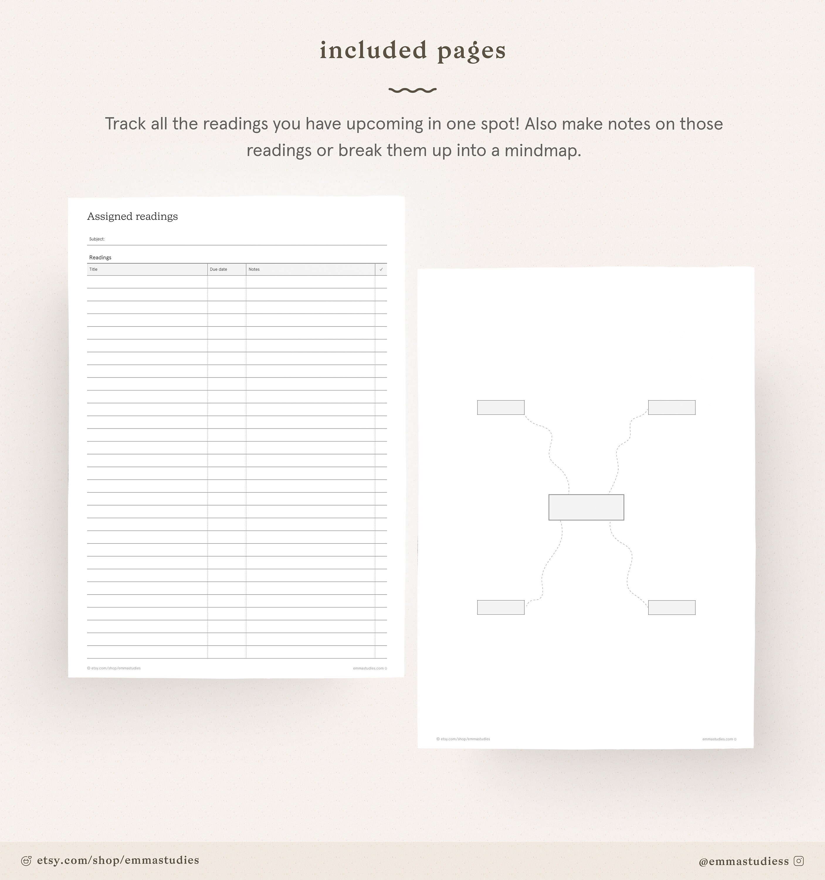 Reading Journal Log Book and Novel Diary Student Etsy