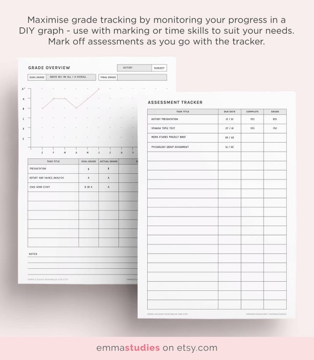 This is a picture of Grade Tracker Printable in homework It's just a photo of Grade Tracker Printable in homework