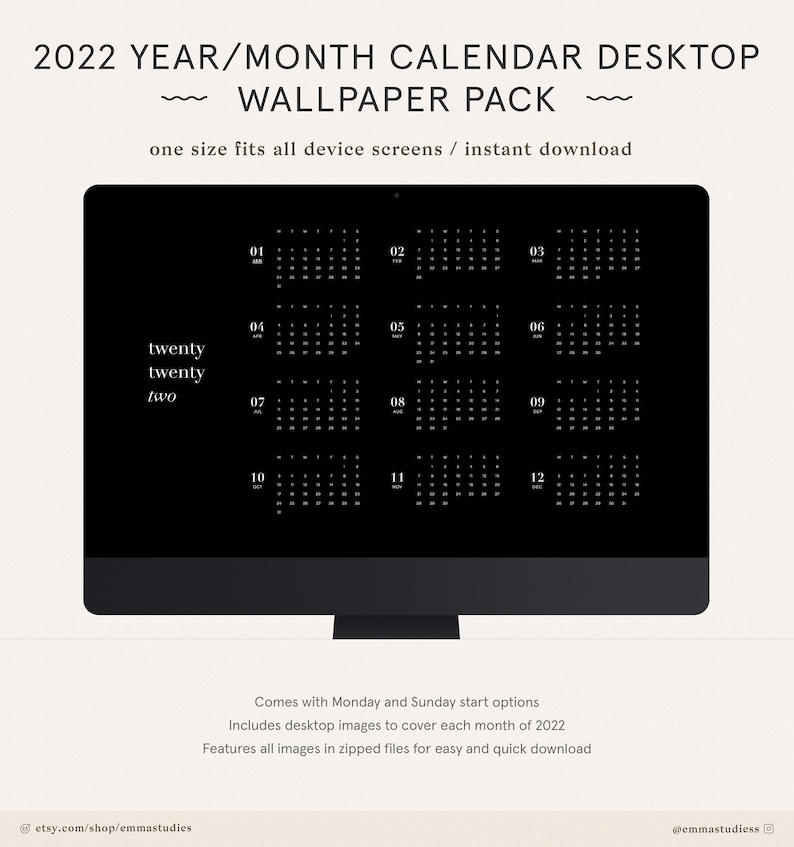 Calendar 2022 Download For Pc