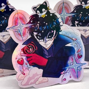 P-Five Joker Sticker (KawaiixHawaii)| Holographic Sticker | Water Resistant/Waterproof Vinyl | Anime Sticker