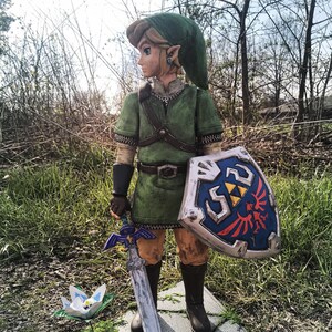 Link MASSIVE Replica Figure Statue From Zelda Etsy