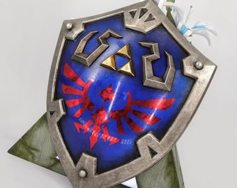 ハイリアの盾 - ゼルダの伝説等身大1:1メタルレプリカ（BOTW、TOTK
