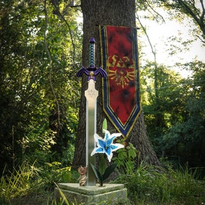 Legend of Zelda Master Sword Full-Size Metal Replica, Breath of the Wild, Twilight Princess, Ocarina of Time, Tears image 6