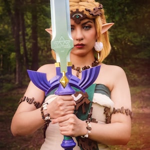 Zelda Tears of the Kingdom Master Sword V3 Full-Size Metal Replica Breath of the Wild BOTW TOTK