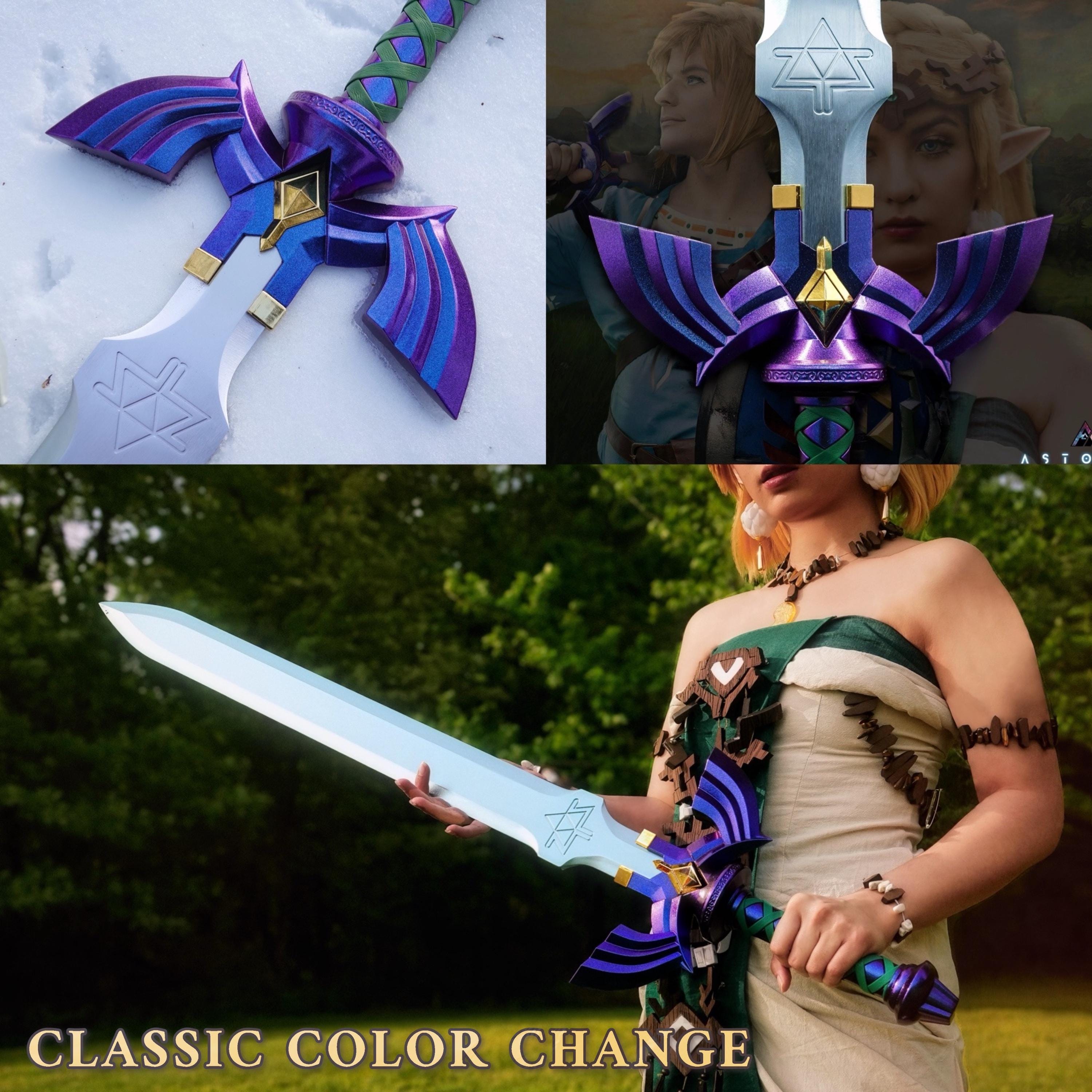 Zelda Master Sword V3 Life Size Metal Replica, Breath of the Wild