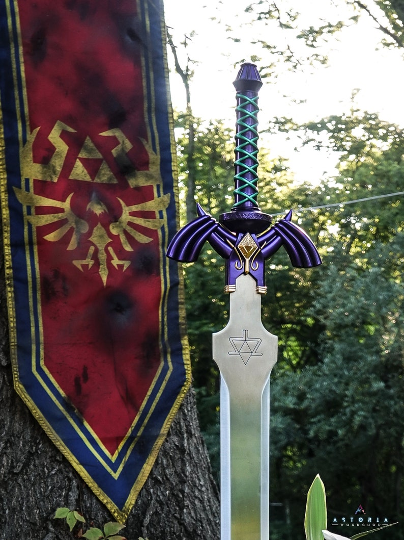 Legend of Zelda Master Sword Full-Size Metal Replica, Breath of the Wild, Twilight Princess, Ocarina of Time, Tears image 5