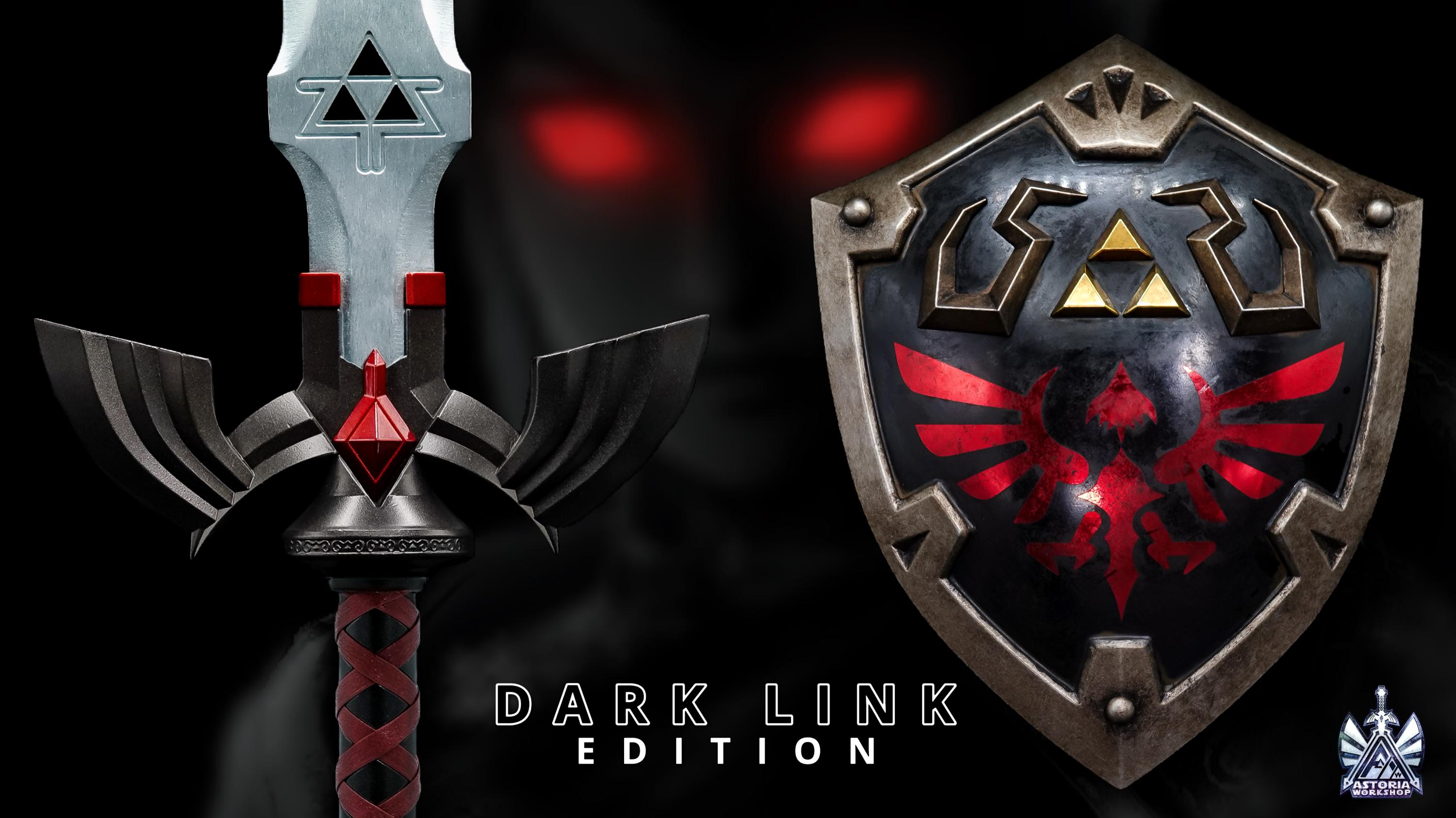 ハイリアの盾 - ダークリンクエディション ゼルダ 実物大 1:1