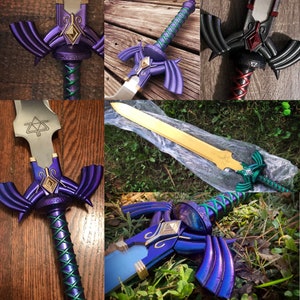 Legend of Zelda Master Sword Full-Size Metal Replica, Breath of the Wild, Twilight Princess, Ocarina of Time, Tears image 1