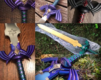 Legend of Zelda Master Sword Full-Size Metal Replica, Breath of the Wild, Twilight Princess, Ocarina of Time, Tears