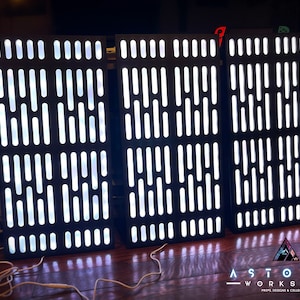 Star Wars Galaxy Panel LED Bluetooth Wall Panel Death Star Starfighter Display Backdrop