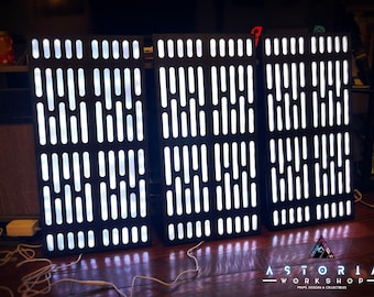 Star Wars Galaxy Panel LED Bluetooth Wall Panel Death Star Starfighter Display Backdrop