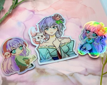 Astoria Stickers (KawaiixHawaii)