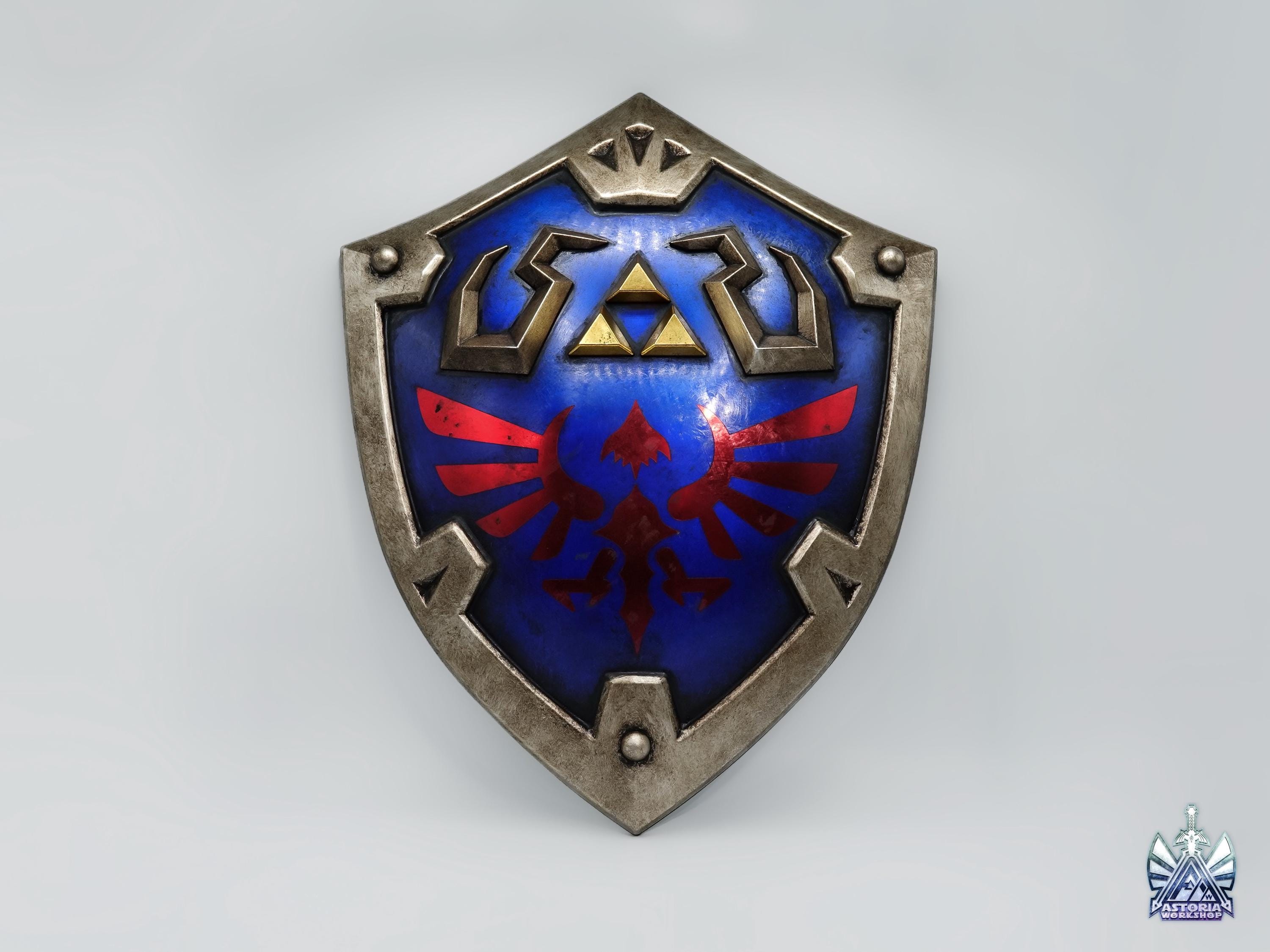 ハイリアの盾 - ゼルダの実物大1:1金属レプリカ BOTW、TOTK、オカリナ