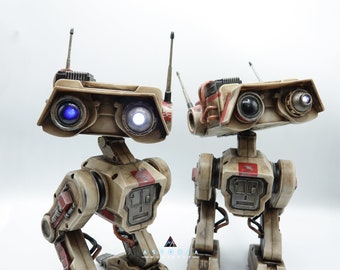 BD-1 Mubo’s Droid Builders Galaxy’s Edge Droid Customization, Paint & Weathering for BD Unit Fallen Order Jedi Survivor