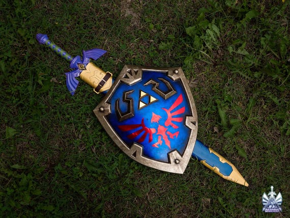 ハイリアの盾 - ゼルダの実物大1:1金属レプリカ BOTW、TOTK、オカリナ