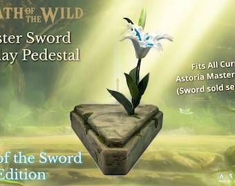 Pedestal de exhibición de la Espada Maestra de Legend of Zelda, Breath of the Wild: Edición Prueba de la Espada, BOTW, Tears of the Kingdom TOTK