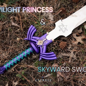 Legend of Zelda Master Sword Full-Size Metal Replica, Breath of the Wild, Twilight Princess, Ocarina of Time, Tears Twilight/Skyward