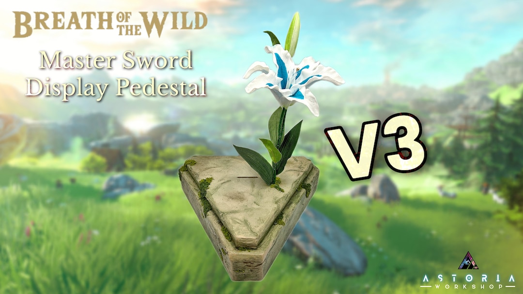 Legend of Zelda Master Sword Display Pedestal, Breath of the Wild Trial