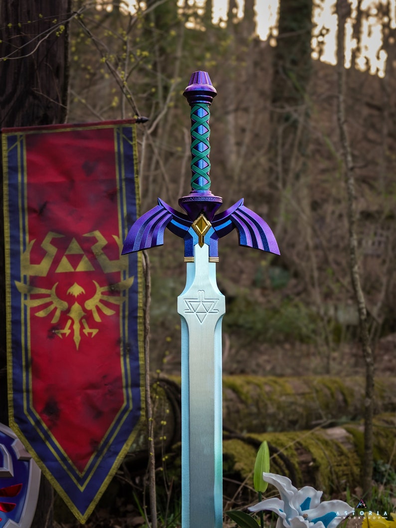 NEW Zelda Master Sword V3 Full-Size Metal Replica, Breath of the Wild, Twilight Princess, Ocarina of Time, Tears of the Kingdom, TOTK, BOTW image 7