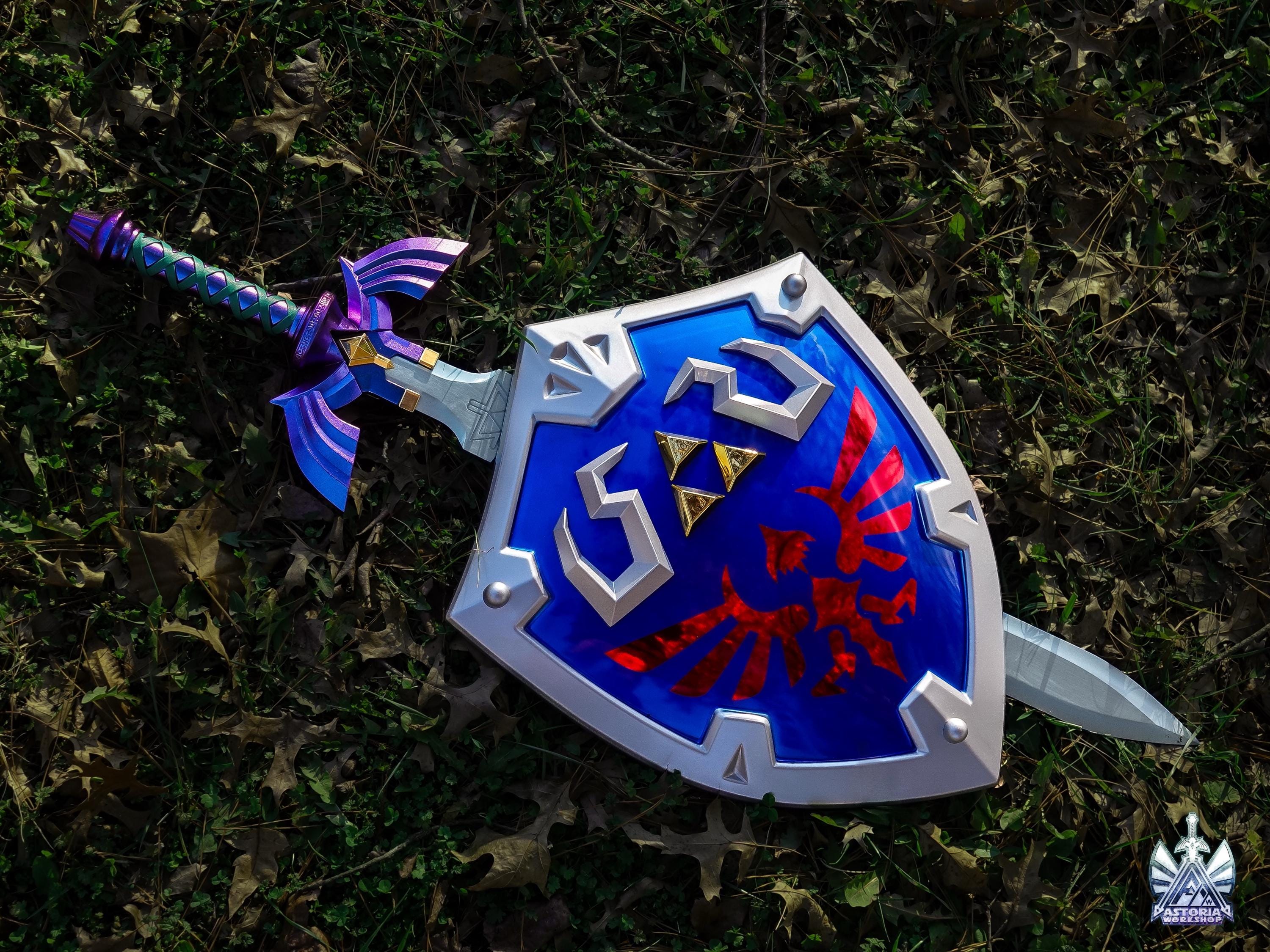 ハイリアの盾 - ゼルダの実物大1:1金属レプリカ BOTW、TOTK、オカリナ