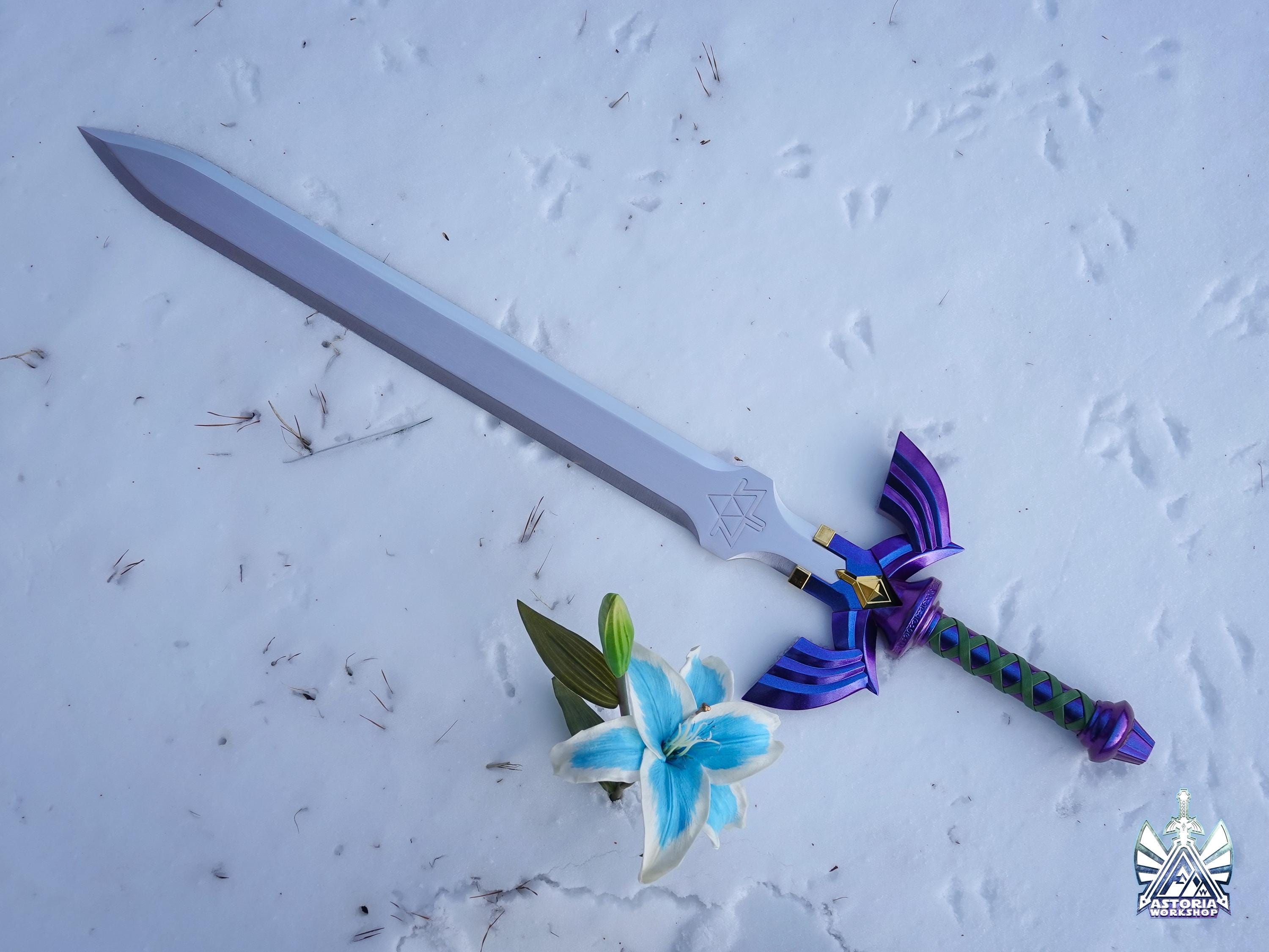 Zelda Master Sword V3 Life Size Metal Replica, Breath of the Wild