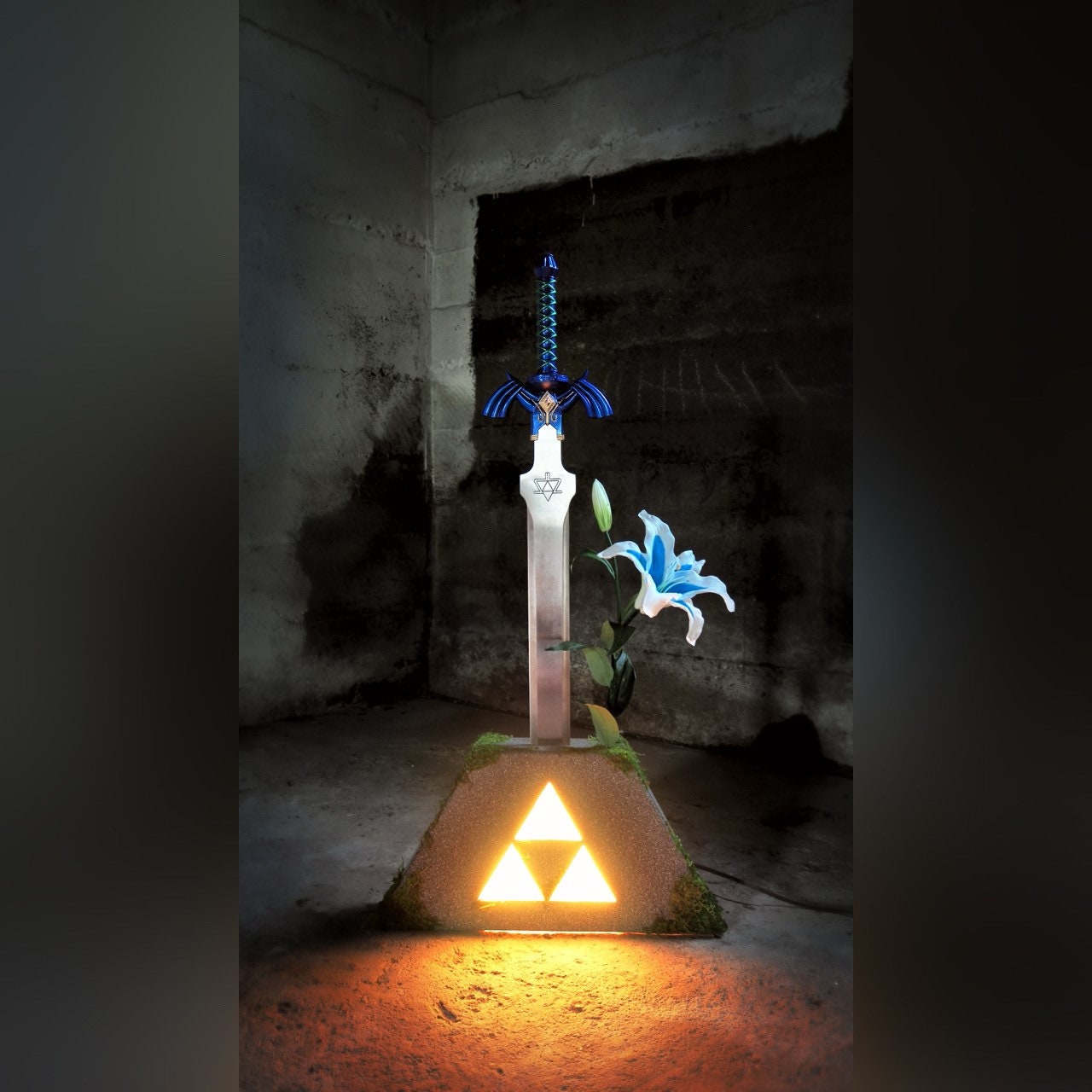 ゼルダの伝説 ライトアップ トライフォース ディスプレイ 時の