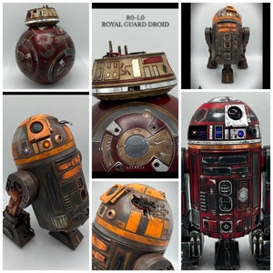 SERVIZIO: Personalizzazione, verniciatura e invecchiamento del droide Galaxy&#39;s Edge di Mubo&#39;s Droid Builders