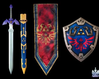ハイリアの盾 - ゼルダの伝説等身大1:1メタルレプリカ（BOTW、TOTK
