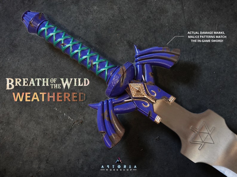 Legend of Zelda Master Sword Fullsize Metal Replica Breath Etsy