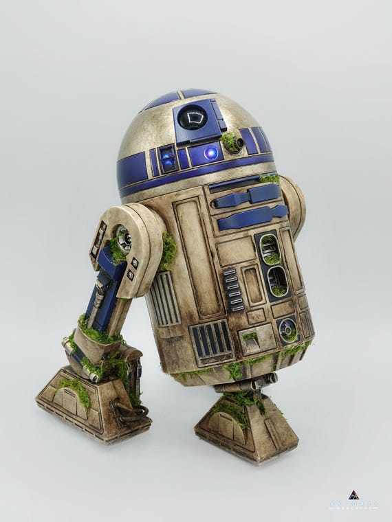 Star Wars Galaxy's Edge ~ Customizable R2-D2 ~ Plush Droid ~ NIP VHTF IN HAND