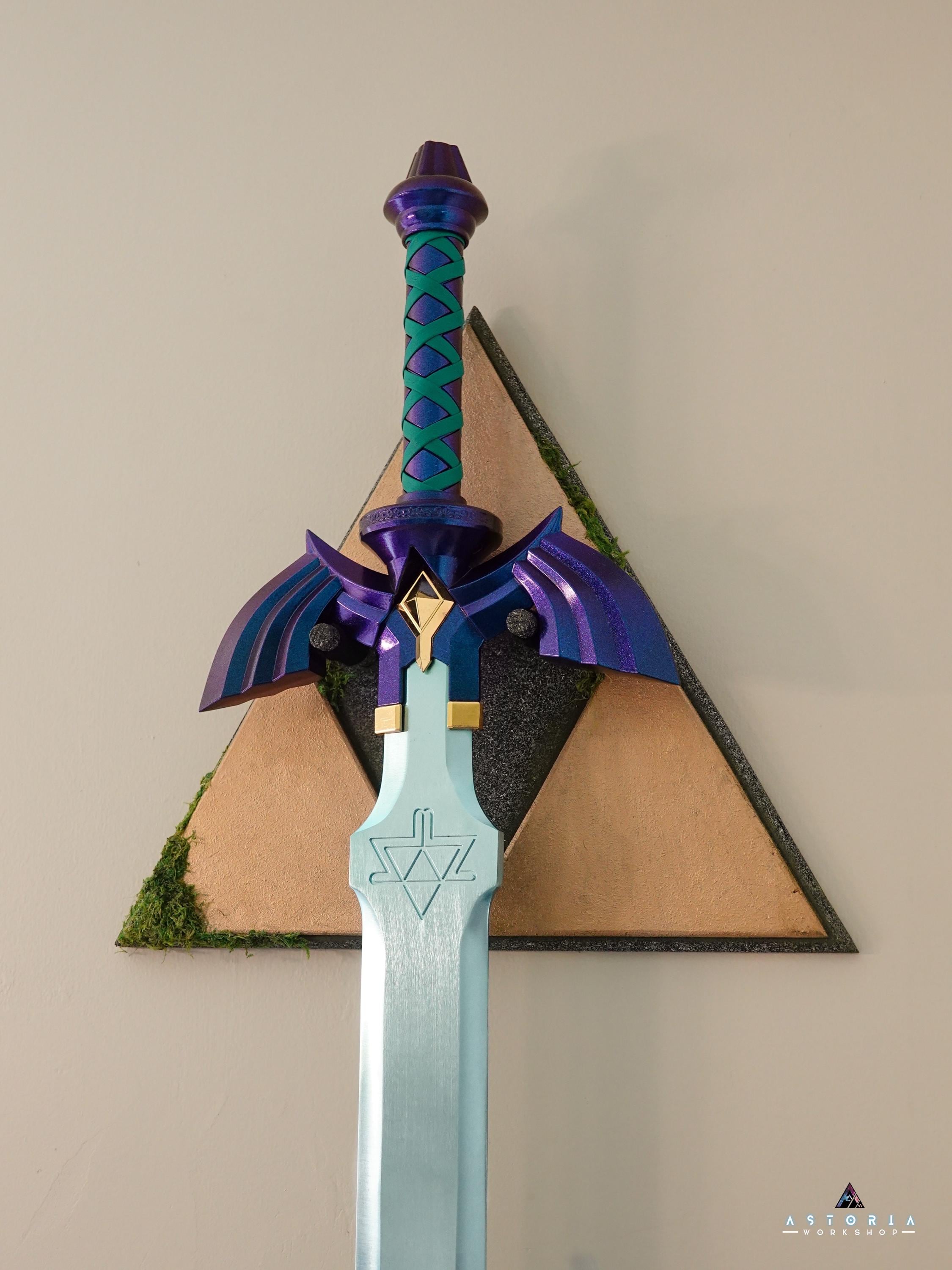 Zelda Wall Mount Hanger for Master Sword, Wall Art Gaming Room