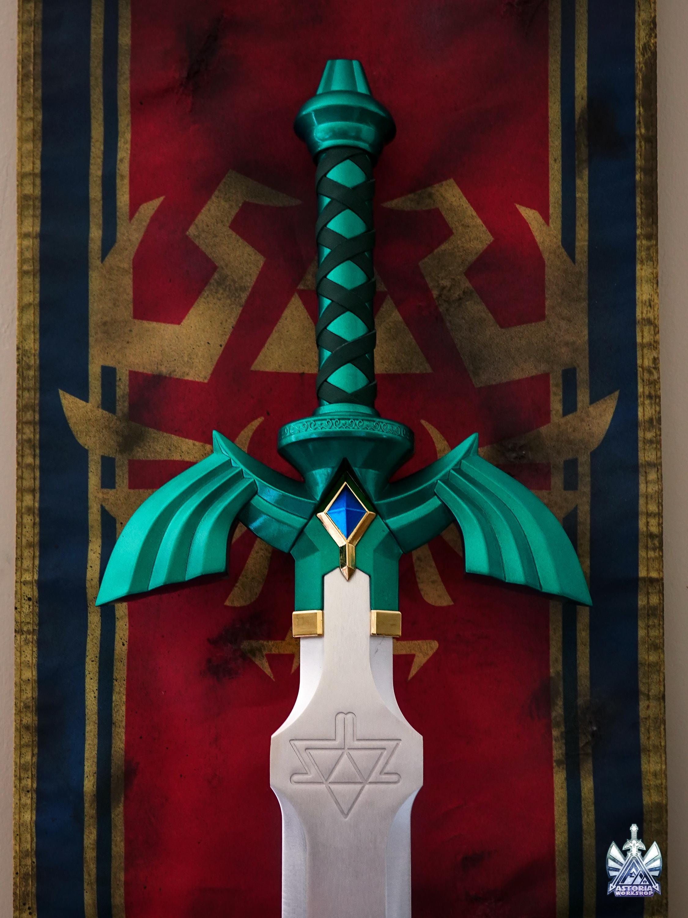 ゼルダの伝説 マスターソード V3 実物大メタルレプリカ、ブレス オブ