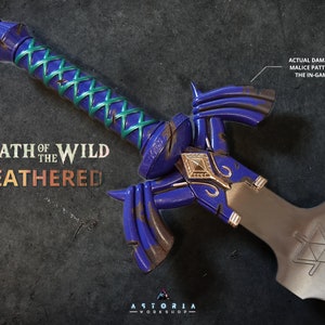 Legend of Zelda Master Sword Full-Size Metal Replica, Breath of the Wild, Twilight Princess, Ocarina of Time, Tears image 4